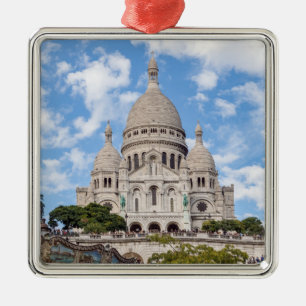 Sacre Coeur on Montmartre hill - Parijs, Frankrijk Metalen Ornament