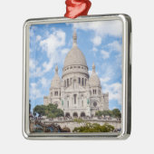 Sacre Coeur on Montmartre hill - Parijs, Frankrijk Metalen Ornament (Links)