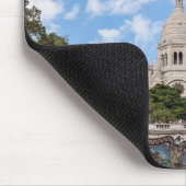 Sacre Coeur on Montmartre hill - Parijs, Frankrijk Muismat (Hoek)