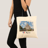 Sacre Coeur on Montmartre hill - Parijs, Frankrijk Tote Bag (Voorkant (product))