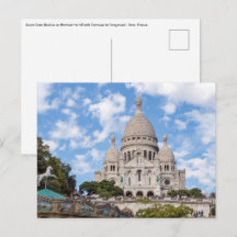 Sacre Coeur op de heuvel Montmartre - Parijs, Fran