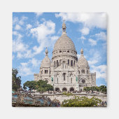 Sacre Coeur op de heuvel Montmartre - Parijs, Fran Magneet (Voorkant)