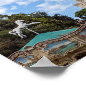 Sacre Coeur op de heuvel Montmartre - Parijs, Fran Poster (Hoek)