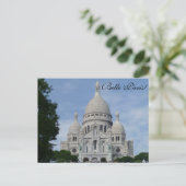 Sacré Coeur Paris - briefkaart (Staand voorkant)