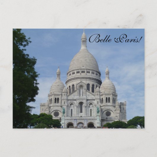 Sacré Coeur Paris - briefkaart (Voorkant)