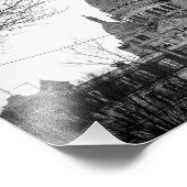 Sacre Coeur Paris Montmartre | Zwart-wit - Foto Afdruk (Hoek)