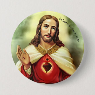 sacre couer badge button  