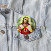 sacre couer badge knop   ronde button 7,6 cm (In situ)