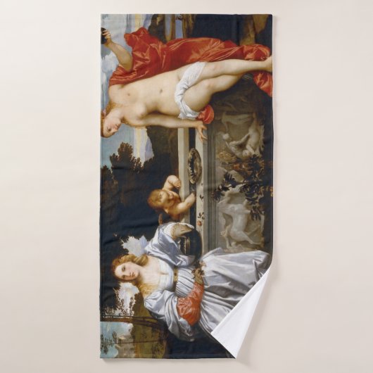 Sacred and Profane Love, Tiziano Vecelli, 1515 Badhanddoek (Badhanddoek)