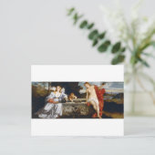 Sacred and Profane Love, Tiziano Vecelli, 1515 Briefkaart (Staand voorkant)