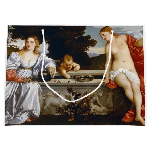 Sacred and Profane Love, Tiziano Vecelli, 1515 Groot Cadeauzakje (Voorkant)