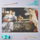 Sacred and Profane Love, Tiziano Vecelli, 1515 Tissuepapier (Craft)