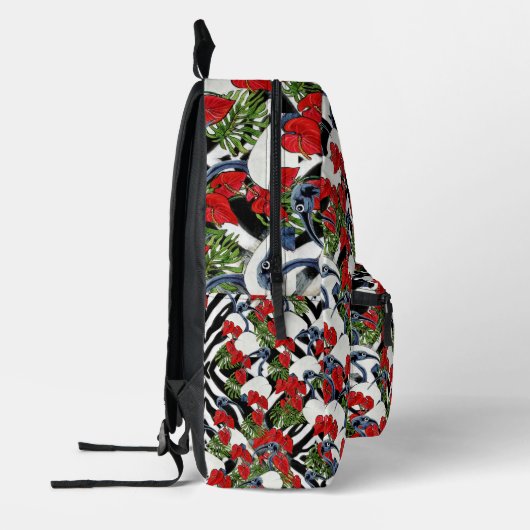 Sacred Anthurium Backpack Bedrukte Rugzak (Links)
