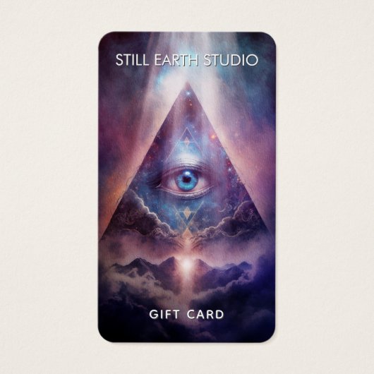 Sacred Axis | Third Eye Design Visitekaartje (Voorkant)