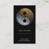 Sacred Balance | Yin Yang-symbool Visitekaartje (Voorkant)
