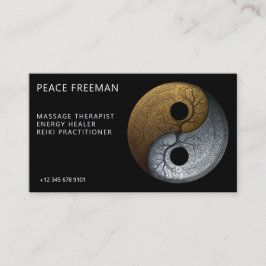 Sacred Balance | Yin Yang-symbool Visitekaartje