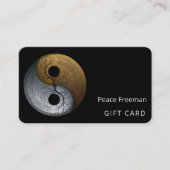 Sacred Balance | Yin Yang-symbool Visitekaartje (Voorkant)