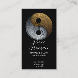 Sacred Balance | Yin Yang-symbool Visitekaartje