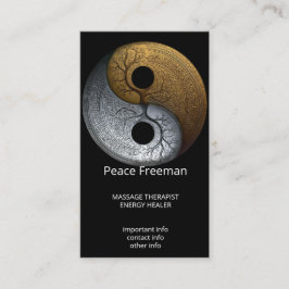Sacred Balance | Yin Yang-symbool Visitekaartje