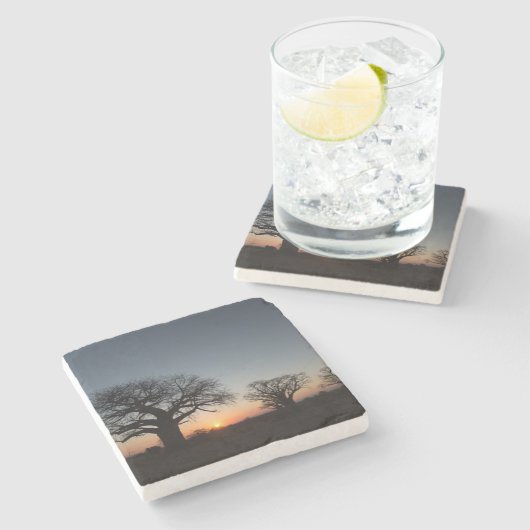 Sacred Baobabs Stenen Onderzetter (Zijkant)