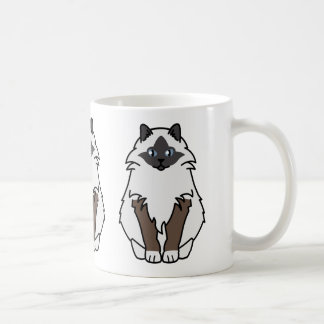 Sacred Birman Cat Cartoon Koffiemok