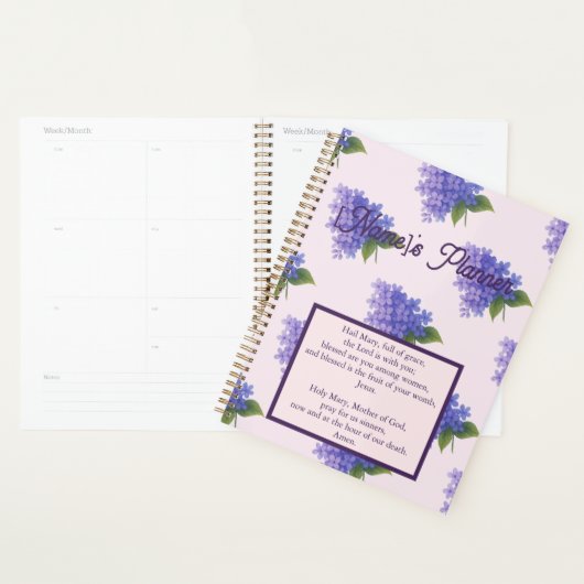 Sacred Blooms Lilac - Hail Mary Planner (Display)