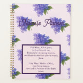Sacred Blooms Lilac - Hail Mary Planner (Voorkant)