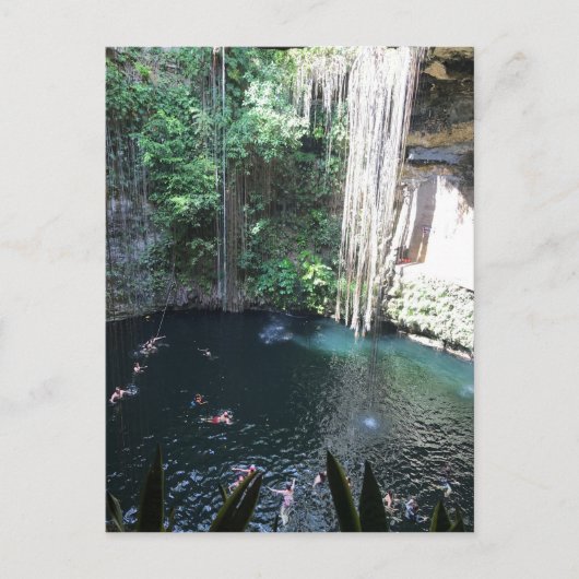 Sacred Blue Cenote, ik Kil, Mexico #2 Briefkaart (Voorkant)