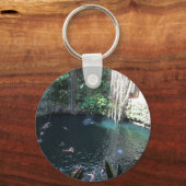Sacred Blue Cenote, ik Kil, Mexico #2 Sleutelhange Sleutelhanger (Voorkant)