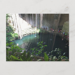 Sacred Blue Cenote, ik Kil, Mexico-Briefkaart Briefkaart