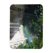 Sacred Blue Cenote, ik Kil, Mexico Photo Magnet Magneet (Verticaal)