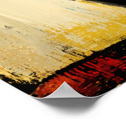 Sacred Bottle Contemporary Abstract Expressionism Poster (Hoek)