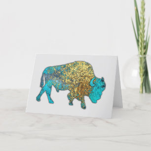 Sacred Buffalo - Talking Canyons, New Mexico Kaart