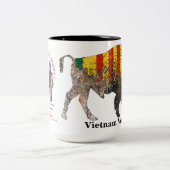 Sacred Buffalo Vietnam Veteraan Two-Tone Coffee Mo Tweekleurige Koffiemok (Center)