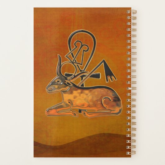 Sacred Bull Egyptian 3D Planner (Achterkant)