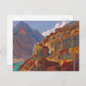 Sacred Caves, 1932, ingediend door Nicholas Roeric Briefkaart (Voorkant / Achterkant)