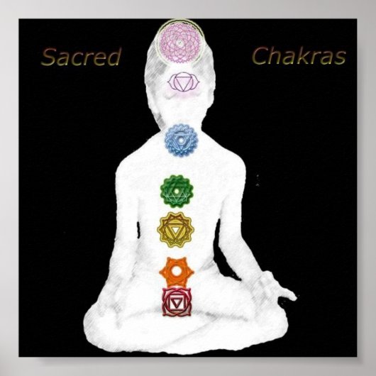 Sacred Chakras Poster (Voorkant)