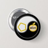 Sacred Chao Ronde Button 5,7 Cm (Voorkant /achterkant)