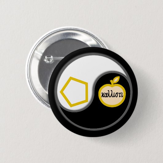 Sacred Chao Ronde Button 5,7 Cm (Voorkant /achterkant)