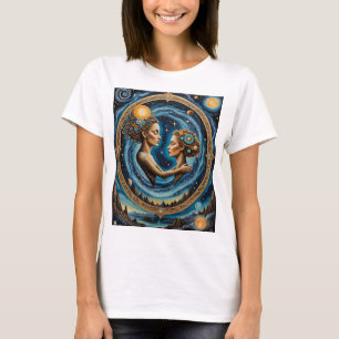 Sacred Cosmic Mirror Goddess Shirt