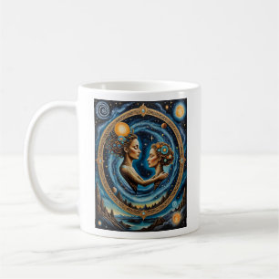 Sacred Cosmic Mirror Goddess Shirt Koffiemok