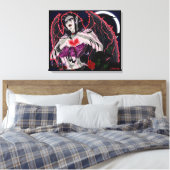 Sacred - De donkere engel uitgestrekte canvas prin (Insitu (Slaapkamer))