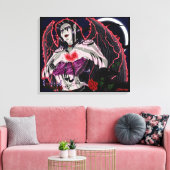 Sacred - De donkere engel uitgestrekte canvas prin Afdruk (Insitu (Woonkamer))