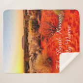 Sacred Dessert Comfort Sherpa Blanket Sherpa Deken (Voorkant (horizontaal))