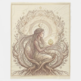 Sacred Earth Mother Fleece Deken