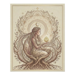Sacred Earth Mother Perfect Poster