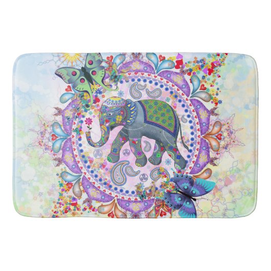 Sacred Elephant Badmat (Voorkant)