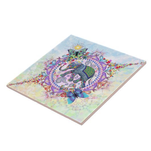 Sacred Elephant Tegeltje (Zijkant)