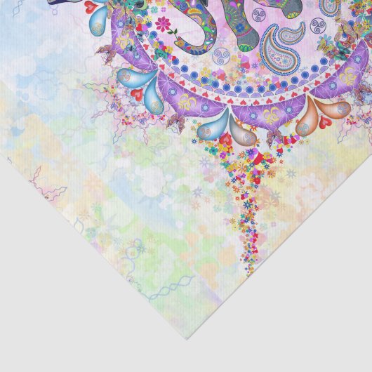 Sacred Elephant Tissuepapier (Detail)