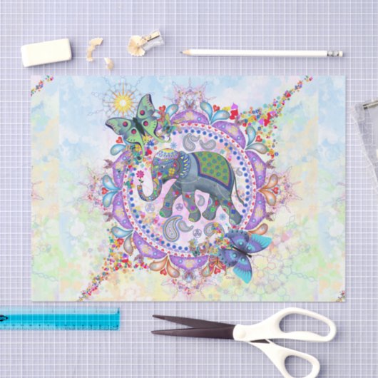 Sacred Elephant Tissuepapier (Craft)